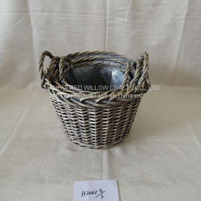 Hot Selling Natural Material Wicker Rattan Flower Storage Basket Price