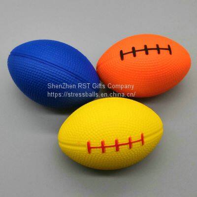 Pu Foam Rugby Ball Anti Stress Ball – Soft and Squishy Rugby Bouncy Ball photo-2