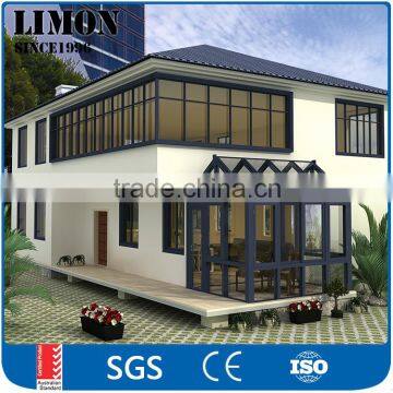 Fashionable design strong aluminium frame tempered glass sunroom