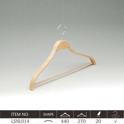 Factory Direct Sale Wooden Hangers for Closet Coat Clothing Store Wood Hangers photo-2
