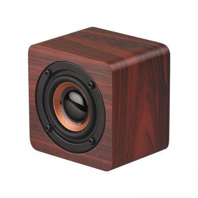 BSCI & TCCC factory Vintage Classic Wireless Wooden Speaker Computer Mobile Portable Mini Retro Wood Bluetooth Speaker