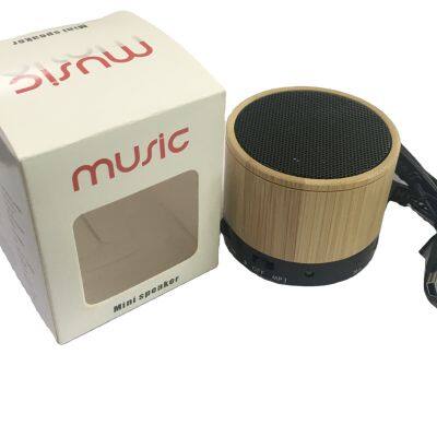 High Quality Real Bamboo Wood Bluetooth Speaker