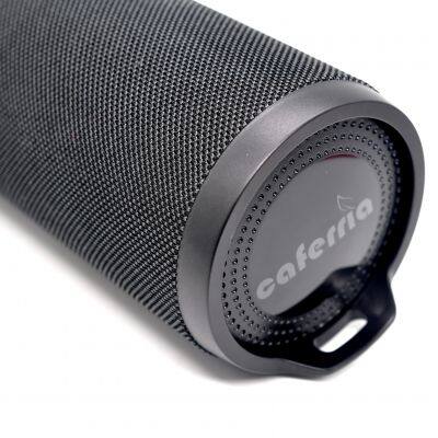 2022 New Style CAFERRIA High Sound Quality 5W*2 Fabric Bluetooth Waterproof Speaker With Custom LED Logo For Best Selling