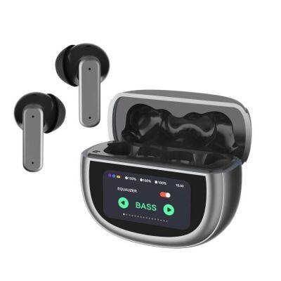 New Wireless Earphone Charging Case with LED Touch Screen ANC Noise Reduction HD Call TWS Earbuds Surround Sound Earphones