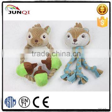 Factory Promotion Custom Made Plush Pet Products Nylon Rope for Dog Toy