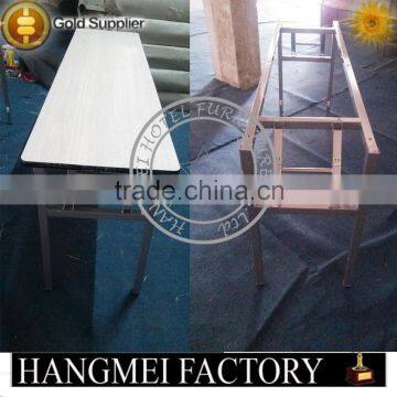 Wholesale Square Plywood Basswood Folding Dining Table For Hotel