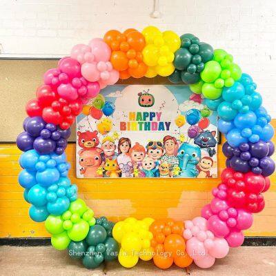 Factory Direct Pastel Rainbow Balloon Sets - 60-120 Pcs, Macaron Colors, Preferred by Wedding Planners