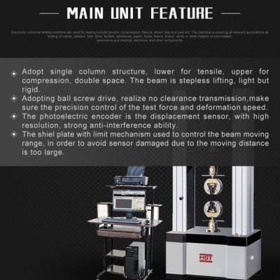 50KN Computer Control Electronic Universal Testing Machine Factory Price HST WDW-50E 50KN Double Columns Class 0.5 photo-3