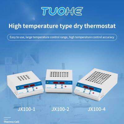 Серия лабораторных сухих термостатов JX100 металлического термостата высокой температуры Tuohe доступна в нескольких спецификациях