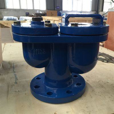 Automatic Air Vent Valve Double Orifice Cast Steel DI QT450 DN50 PN16 PN25 Screwed Single Sewage Pipe Air Release Exhaust Valve photo-5