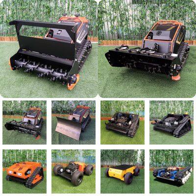 Vigorun Tech MTSK1000 Tank Mower Versatile Power Platform Remote Control Wireless Remote Control Lawn Mower photo-6