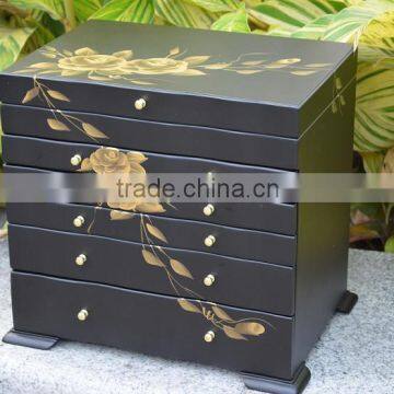 2015New Product:Cosmetics box Wooden jewelry box Custom