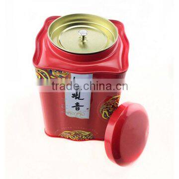 Square Shape Airtight Lid Tea Tin Container for Sale photo-2