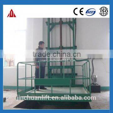 SJG Hydraulic Cargo Lift/guide Rail Lift/goods Lift for Warehouse