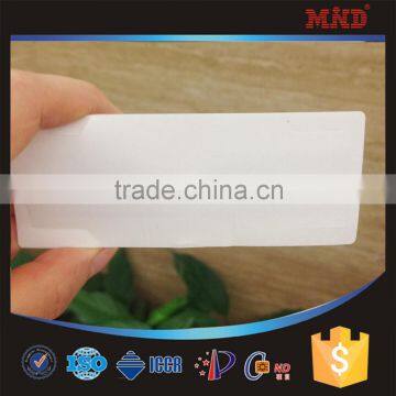 MDIY1594 Car Paper UHF windshield RFID Tag with long distance -18 years factory