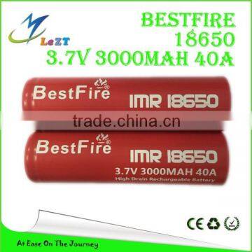 LeZT UN38.3 approved 18650 battery 3.6V 3.7V 2000mah 2200mah 2600mah 1500mah