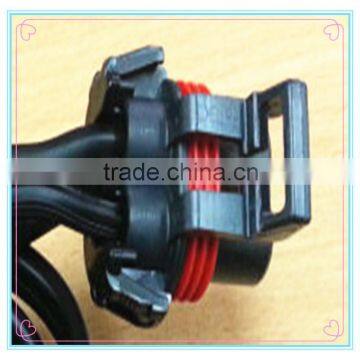 High Quality Black 2 Core Wire Strip And Crimp 2 Pin Delphi Connector Cable Assembly