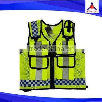 High Quality Visibility Reflective Safety Vests Policeman