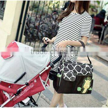 Animal prints diaper bags mummy hanging bag mother bag baby bag