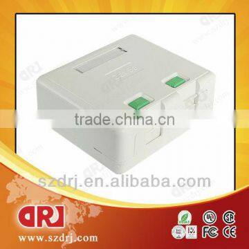 cat5e double ports surface mount box