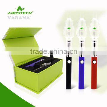 Original design and hi-technology with fast heating chamber slim vaporizer pen, 900mah battery ego wax vape pen airistech varana