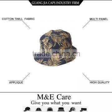 Custom Fashion Tie Dyed Marijuana Bucket Hat photo-1