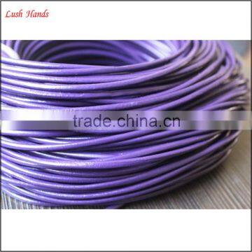 8mm round genuine leather cord eco leather cord