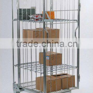 4 sided foldable roll container