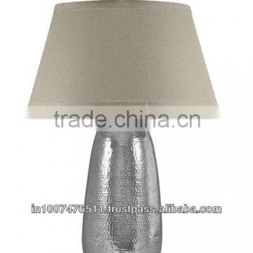 Aluminum Hammerd Table Lamp