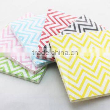 DIY Birthday Party Supplies Custom Printed Napkin Various Pattern Tissue Paper Napkins