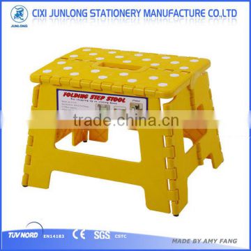 Plastic portable fold step stool