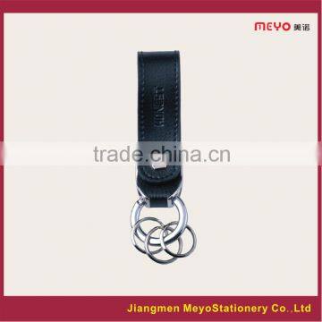 2015 Cheap Promotional Gift Customized Made House Metal Genuine Leather Keychain photo-3