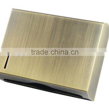 Bronze Z-fold Stainless steel paper towel dispenser D-N218H