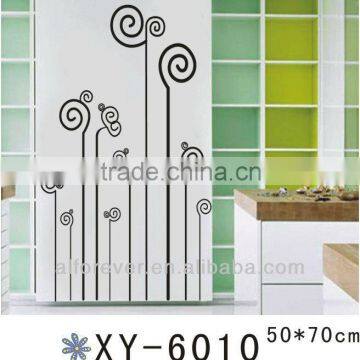 The European style wall sticker black color for home decor,wall decal