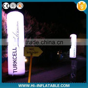 Attractive Christmas Stage Show Decoration Inflatable Pillar With Led Lighting photo-2