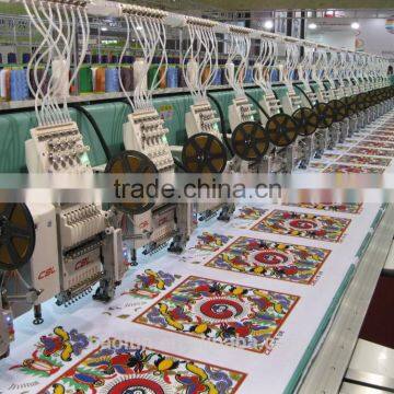 20 head flat+sequin+chenille embroidery machine