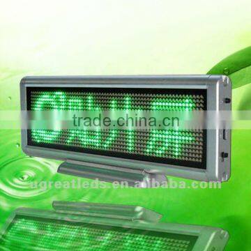 64x16 Green Message Board Led