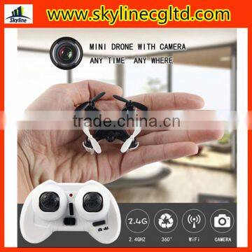 2016 New Arrival RC wifi mini drone quadcopter with camera,mini Nano wifi fpv camera drone