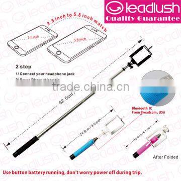 Selfie stick with bluetooth, mini size