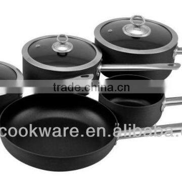 8 pcs Geman Technologic Hard-Anodized Aluminium Cookware