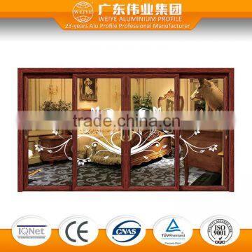 Interior Home Insulating Glass Sliding Wooden Door