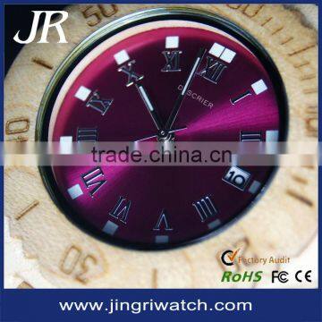 Sunshine Watch Dial Customize Logo Bamboo Wooden Watch,with Japan Movt Quartz photo-4