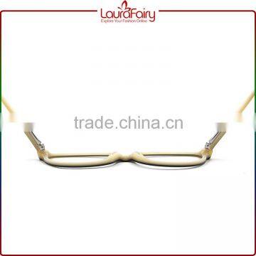 Laura Fairy Hot Sell Cheap Unisex Transparent Two Tone Acetate Optical Frames photo-5