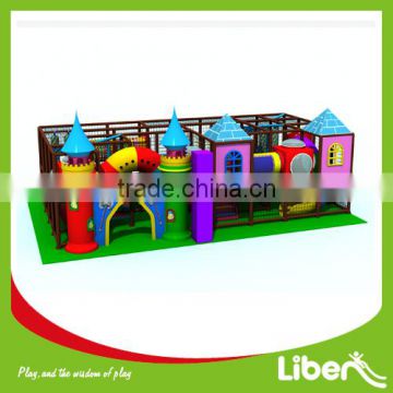 Castle Theme Kids Amusement Park Indoor Playground with Plastic Slides                        
                                                Quality Choice