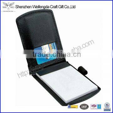 Fashion High Quality PU Leather Mini Notepad Holder