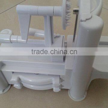Multifunctional 3 in 1Tri Blade Plastic Spiral Vegetable Slicer photo-3
