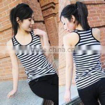 Fashionable wholesale fitness tank top women , 100 cotton tank top gym