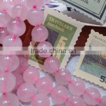 Polish Rose Quartz Seed Bead For Bracelet photo-3