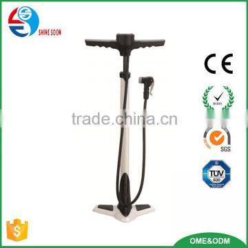 2016 New Design Large Floor Tyre Pump with Guage Cycle Hand Foot Pump