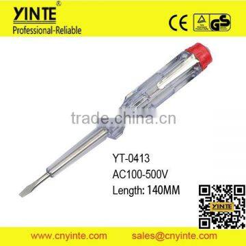 YT-0413 CE GS approved AC100-500V electrical test pen screwdriver                        
                                                Quality Choice